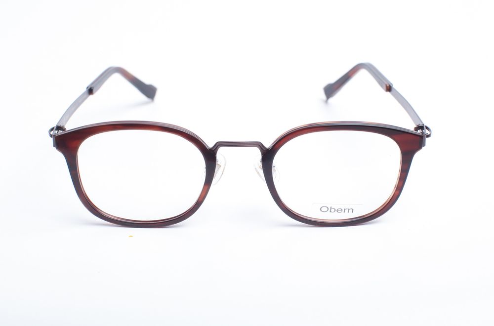 [Obern] Noble-2104 C12_ Premium Fashion Eyewear, Beta Titanium Temple, Acetate Front, Comfortable Hinge Patent _ Made in KOREA